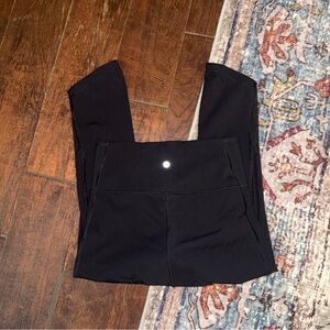 Lululemon Cropped Black Athletic Leggings